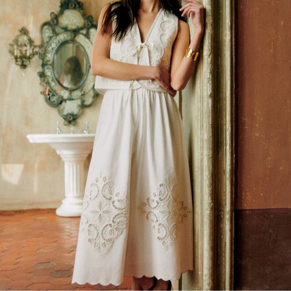 sézane wali jacket & noa skirt set
